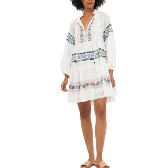 Oliphant Scarlett Mini Dress - Nautilus Coral main image 1